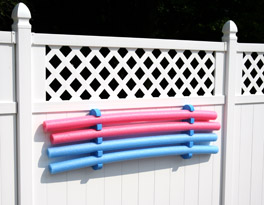 Noodle Rack on Fence